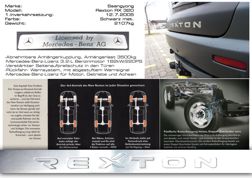 Rexton RX 320 - Aussen-Detail
